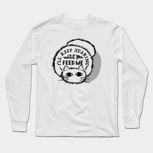 Hungry Cat Long Sleeve T-Shirt